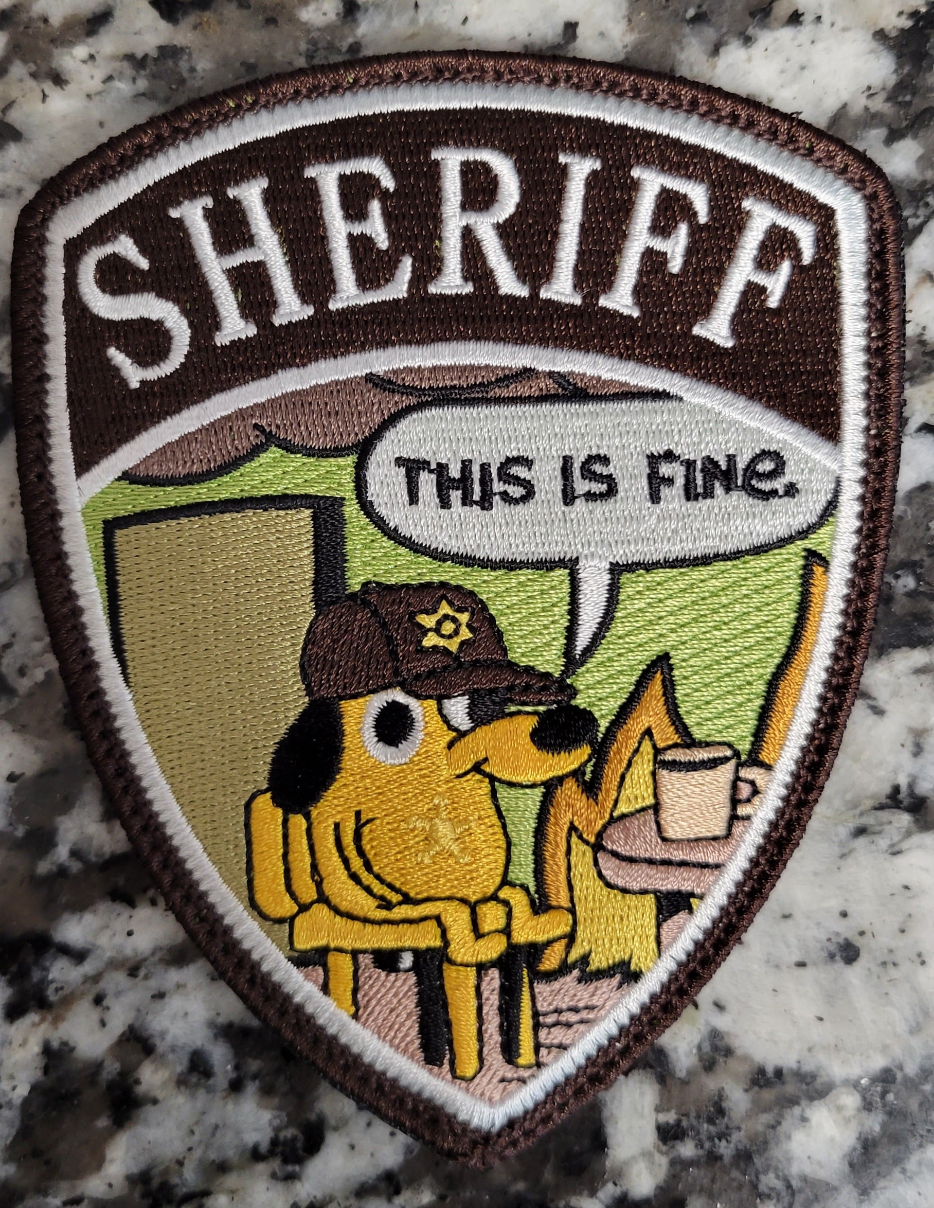 This is Fine Sheriff Patch – Fair Use Patches