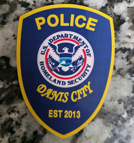 Danis City Police Sticker