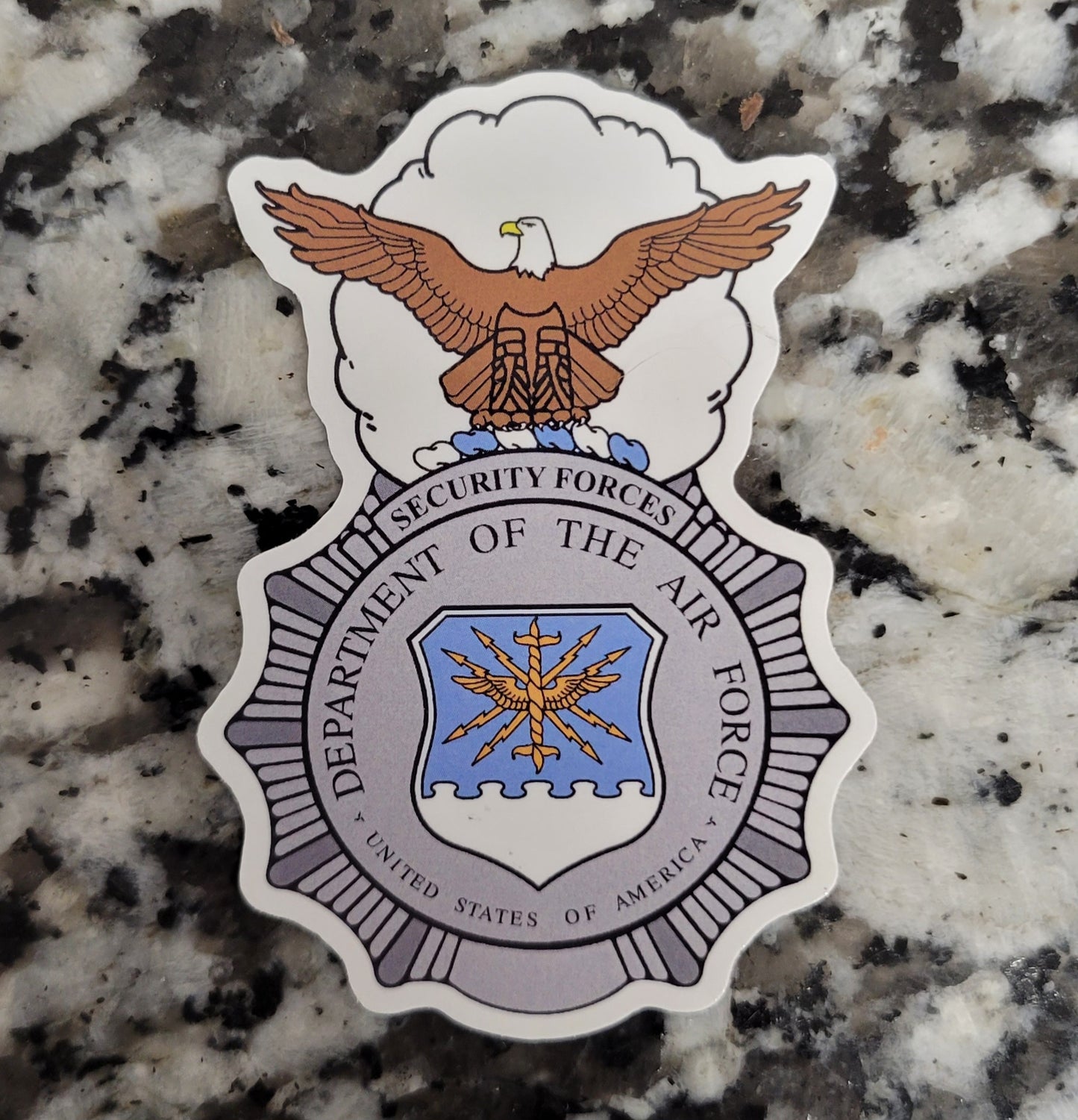 US Air Force Security Forces Badge Sticker