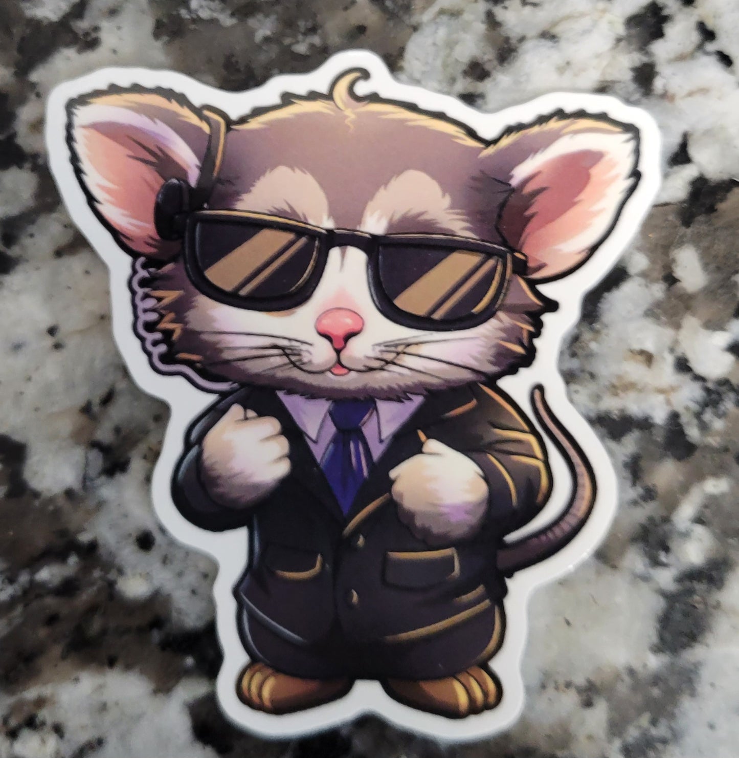 Paco the Police Possum Stickers