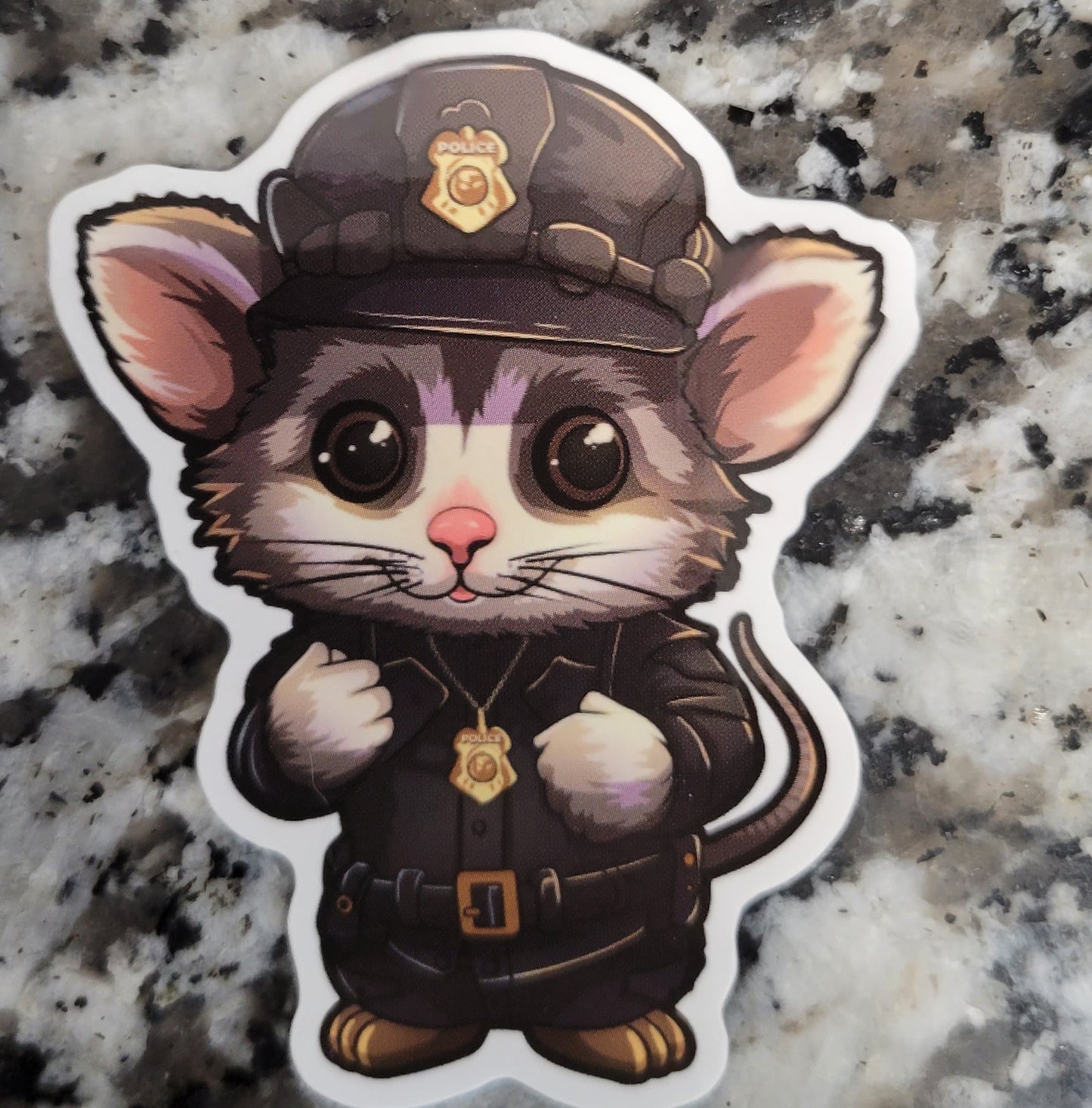 Paco the Police Possum Stickers