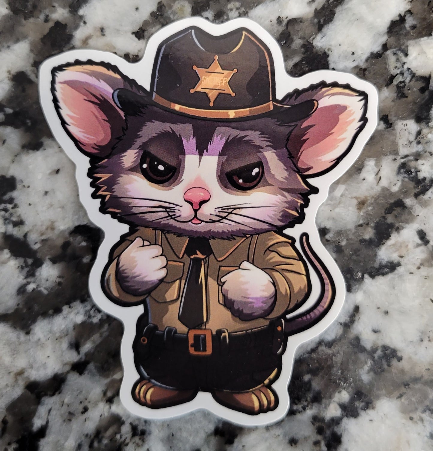 Paco the Police Possum Stickers