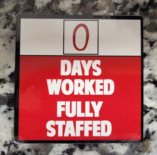 0 Day Worked Fully Staffed