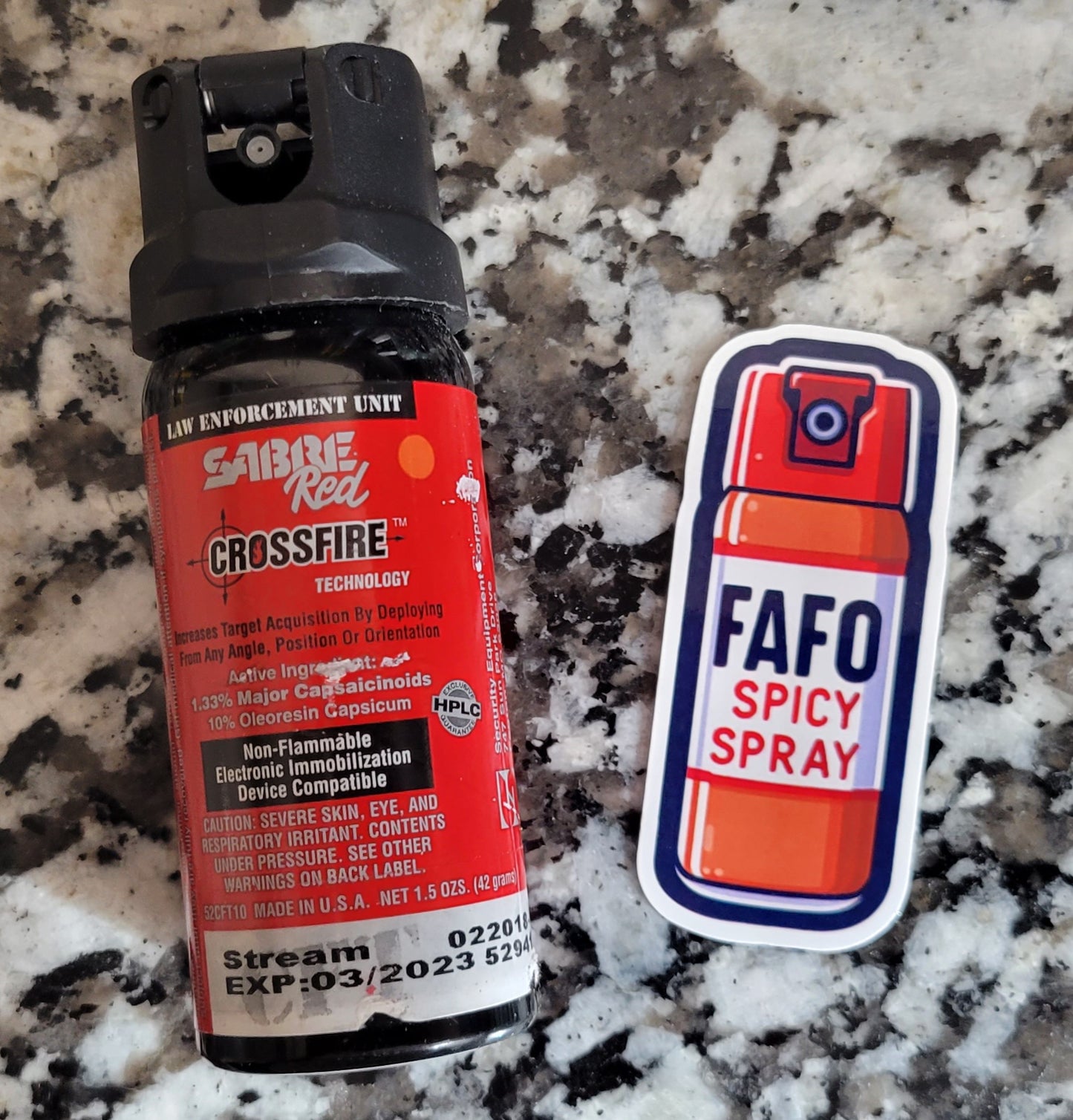 FAFO Spicy Spray Sticker