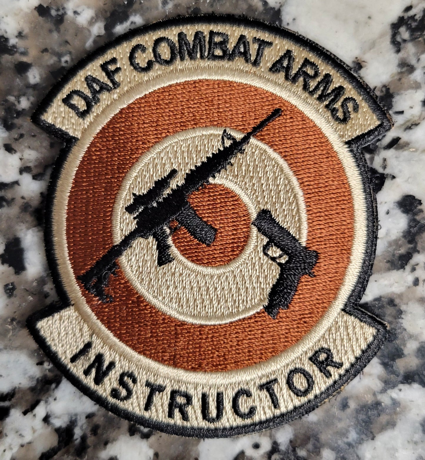 DAF Combat Arms Instructor Patch (Embroidered or UV Printed Version)
