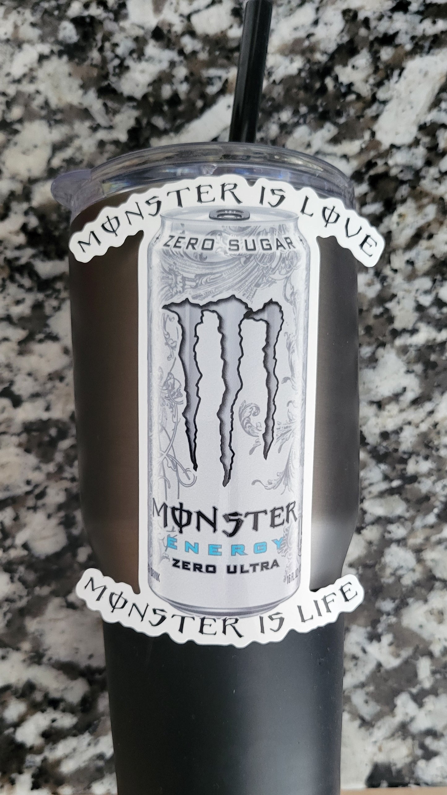 Monster is Love, Monster is Life Sticker