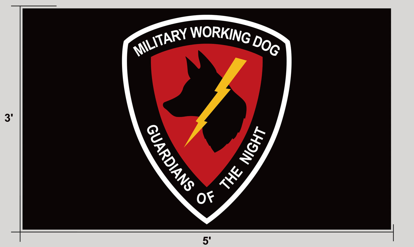 [Pre-Order] Security Forces/MWD/CATM/DAF Combat Arms Flag